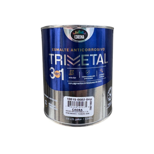 ANTICORROSIVO TRIMETAL CAOBA 1/4GL