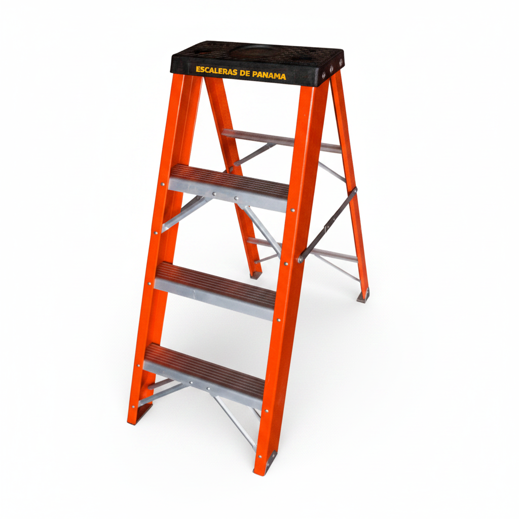 ESCALERA TIJERA DE FIBRA VIDRIO 0.6M