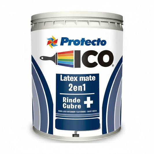 PINTURA DE LATEX COLOR TURQUEZA ICO 1G