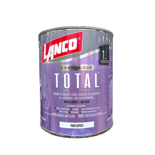 PINTURA TOTAL ACEITE NEGRO 1/4GL