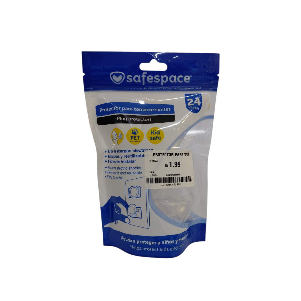 PROTECTOR PARA TOMA CORRIENTE