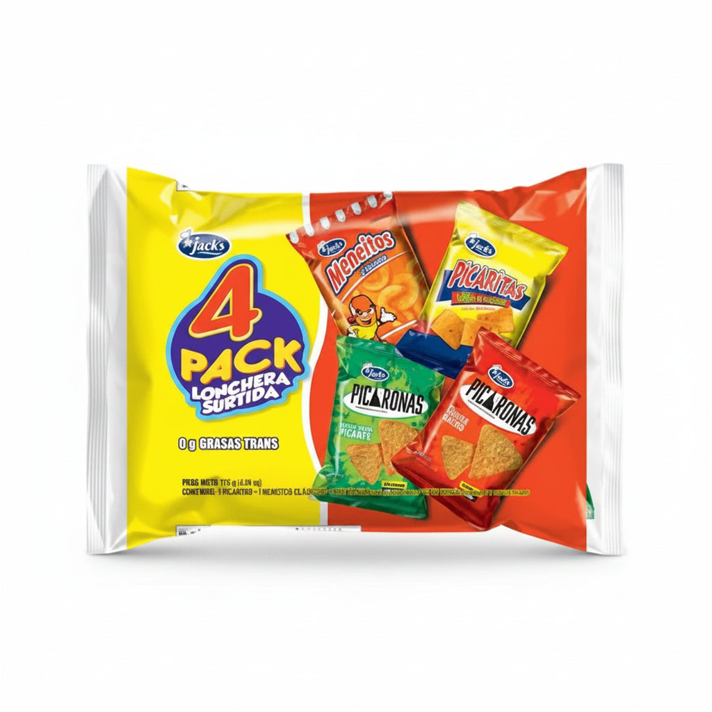 4PK SNACK SURTIDO JACKS 103GR