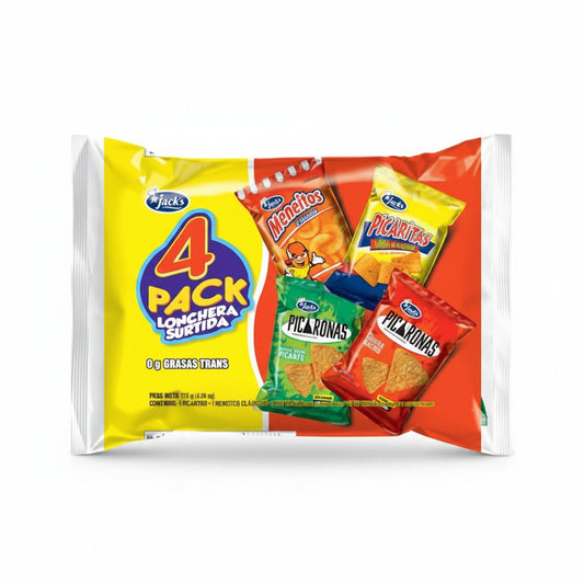4PK SNACK SURTIDO JACKS 103GR