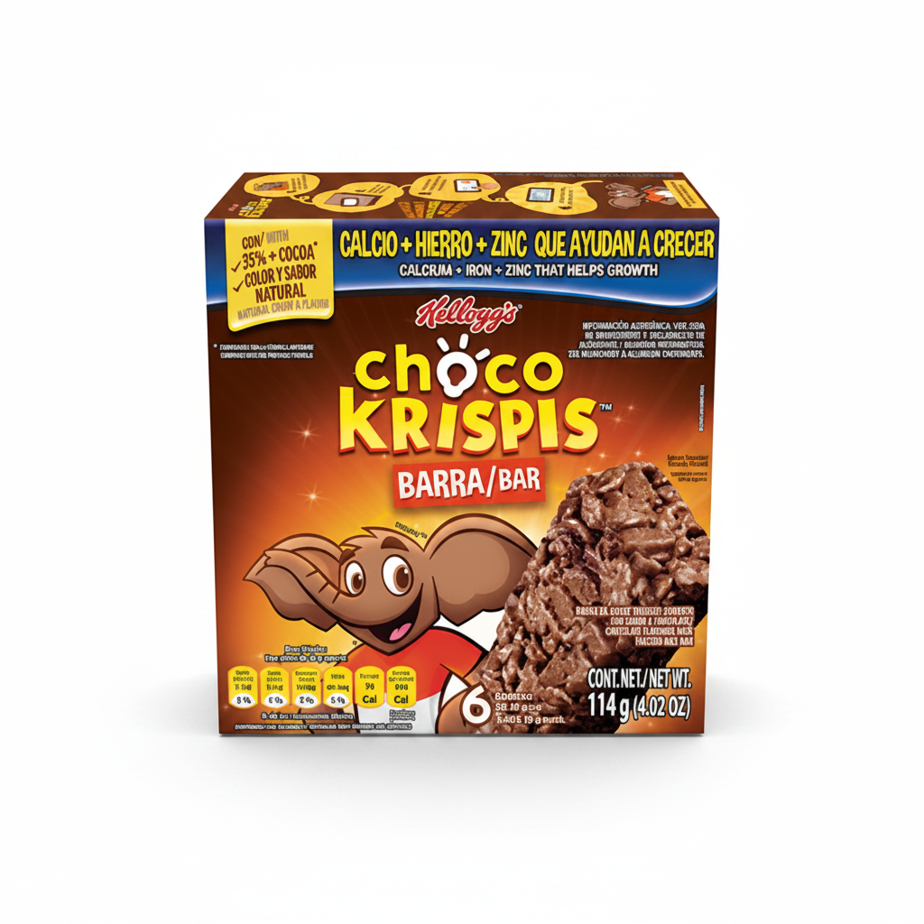 6PK BARRA CHOCO KRISPISS KELLOGGS 19GR