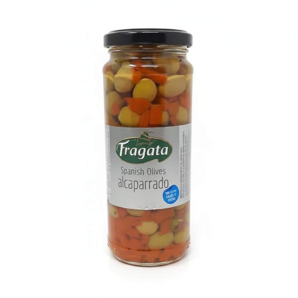 ACEITUNA ALCAPARRADO FRASCO FRAGATA 340GR