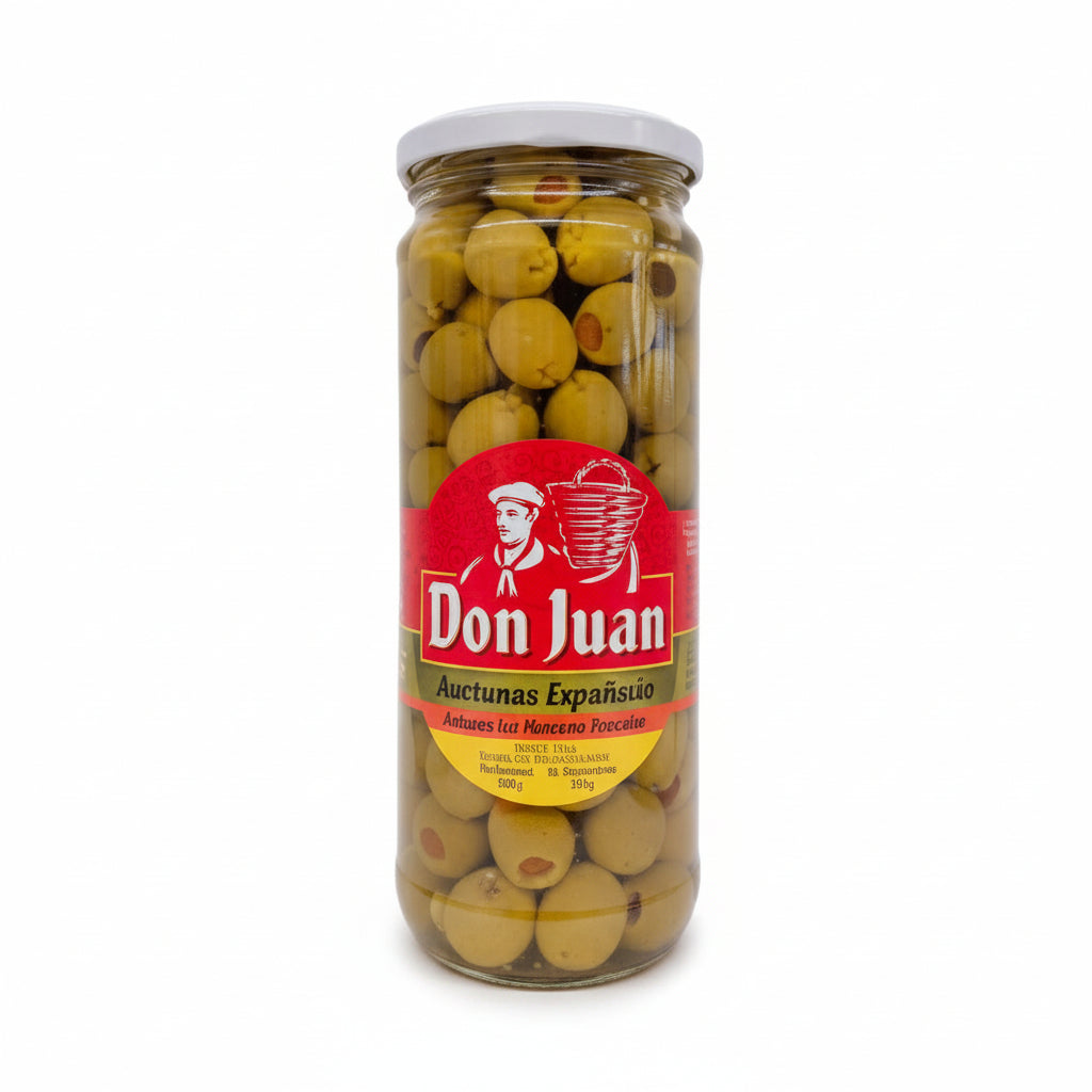 ACEITUNA RELLENAS DE PIMENTON DON JUAN 10OZ