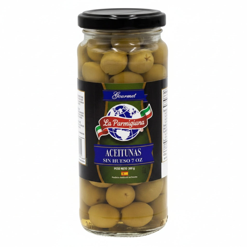 ACEITUNA NEGRA S/SEMILA LA PARMIGIANA 350GR