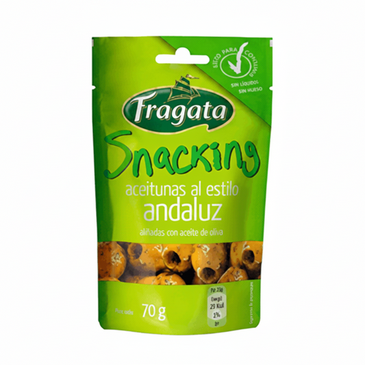 ACEITUNA SNACK ANDALUZ FRAGATA 70GR
