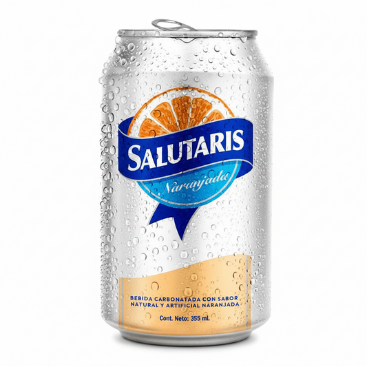 AGUA CGAS NARANJA SALUTARIS 355ML