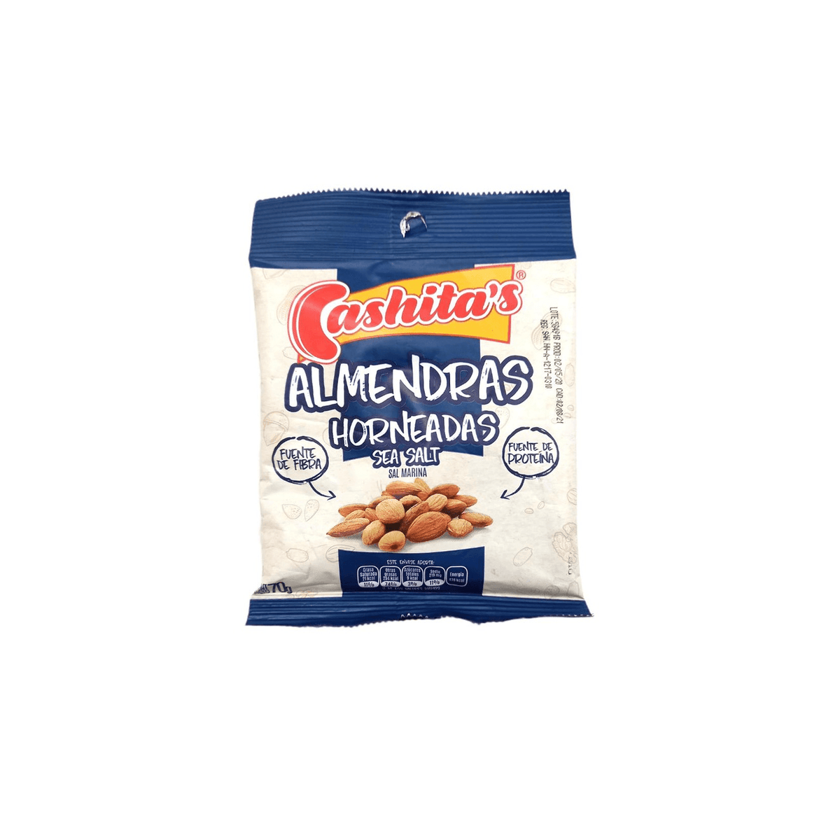 ALMENDRA HORNEADAS CASHITAS 70GR