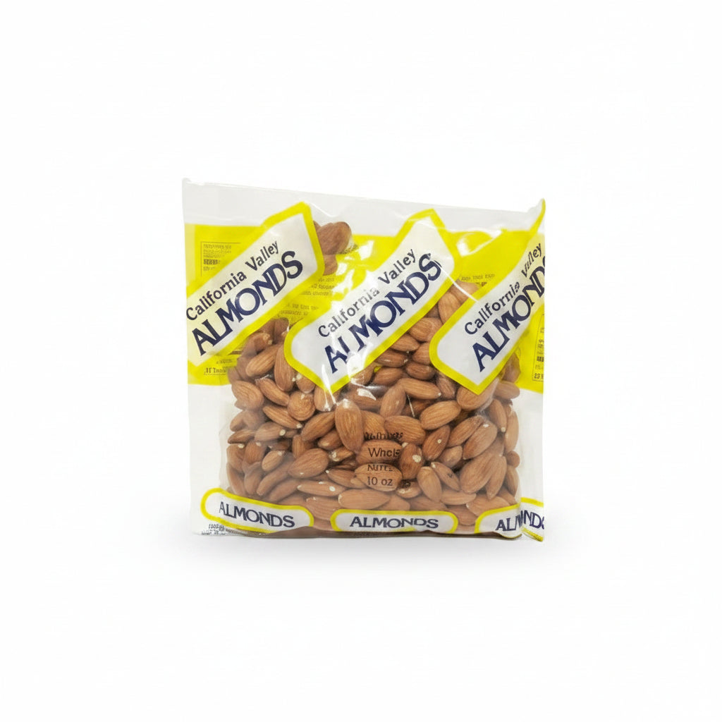 ALMONDS WHOLE BLANCHED CVALLEY 6OZ