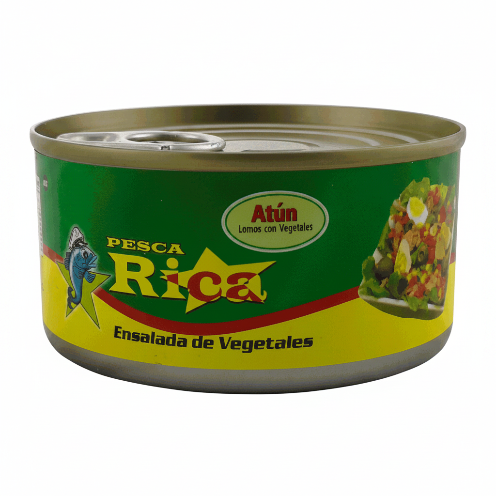 ATÚN VEGETALES PESCA RICA 170GR