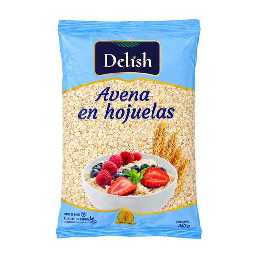 AVENA EN HOJUELA DELISH 320GR