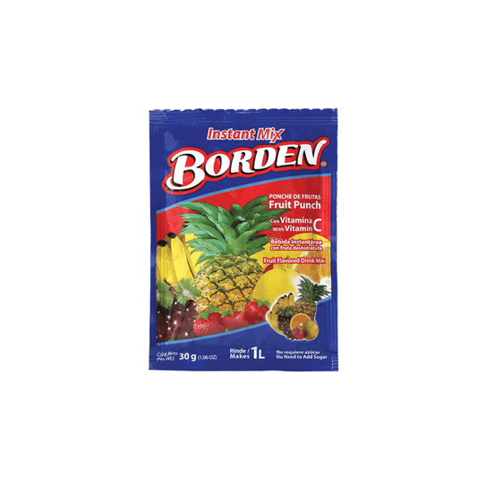 BEBIDA INST. MIX FRUIT PUN BORDEN 210GR