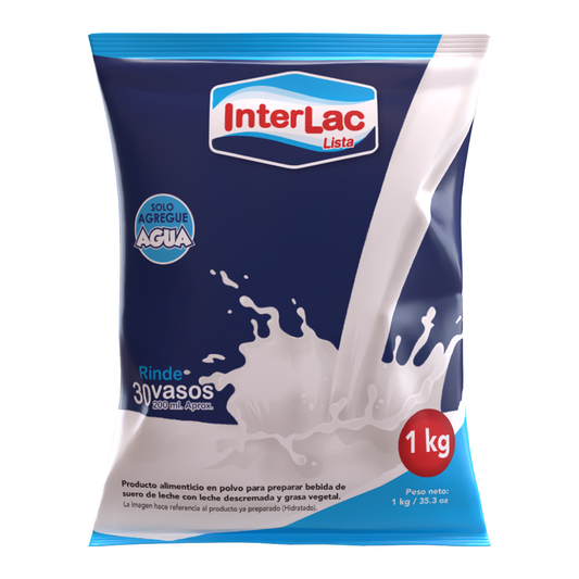 BEBIDA LACTEA EN POLVO LISTA INTERLAC 1KG