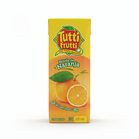 BEBIDA DE NARANJA TUTTI FRUTTI 180ML