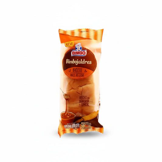BIGOTE RELLENO DULCE LECHE BIMBO 60GR