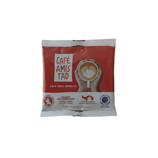 CAFÉ ARABICO MOLIDO SOBRE AMISTAD 22GR