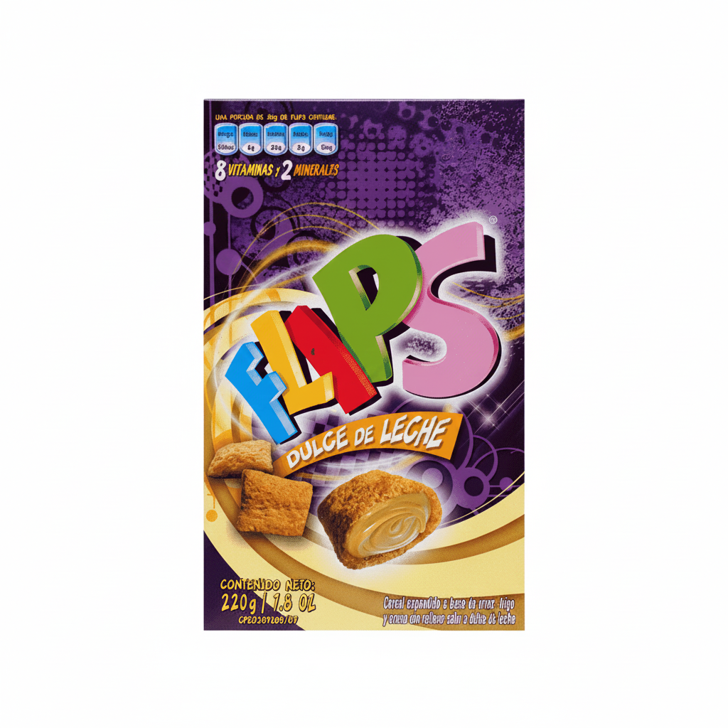 CEREAL DULCE LECHE FLIPS 220GR