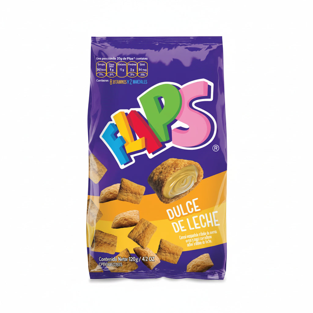 CEREAL DULCE LECHE FLIPS BOLSA 120GR