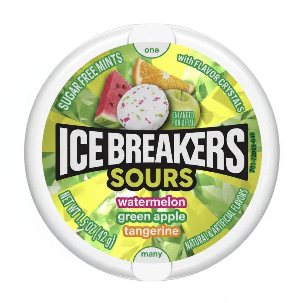 CHICLE SOUR ICE BREAKERS 1.5OZ