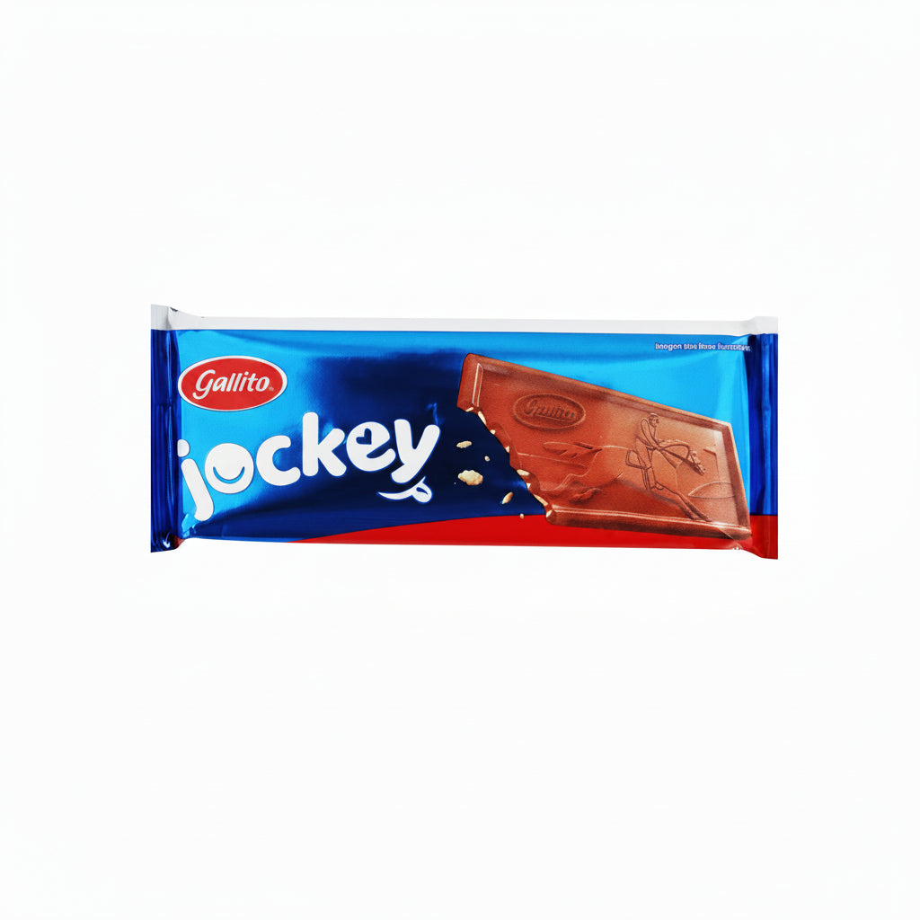 CHOCOLATE CON LECHE JOCKEY GALLITO 45GR