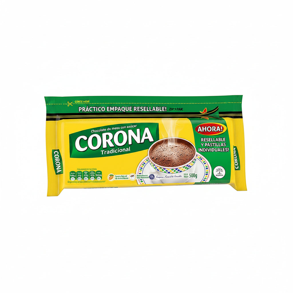 CHOCOLATE CORONA NUTRESA 500GR