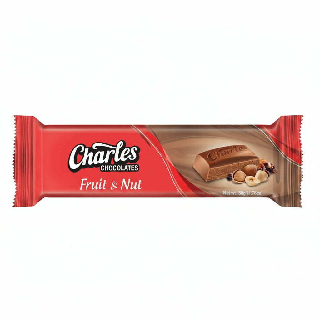 CHOCOLATE FRUITNUT CHARLES 50GR