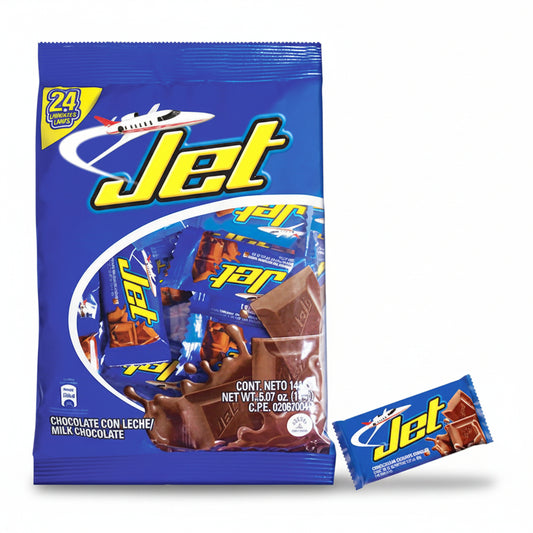 CHOCOLATES MINI LECHE JET 6GR