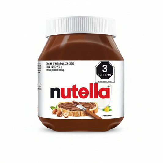 CREMA AVELLANA CON CACAO NUTELLA 200GR