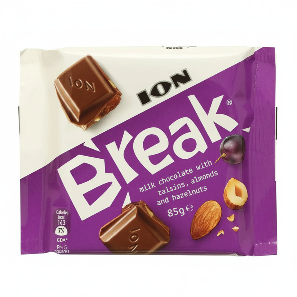 CHOCOLATE RAISINNUT BREAK ION 85GR