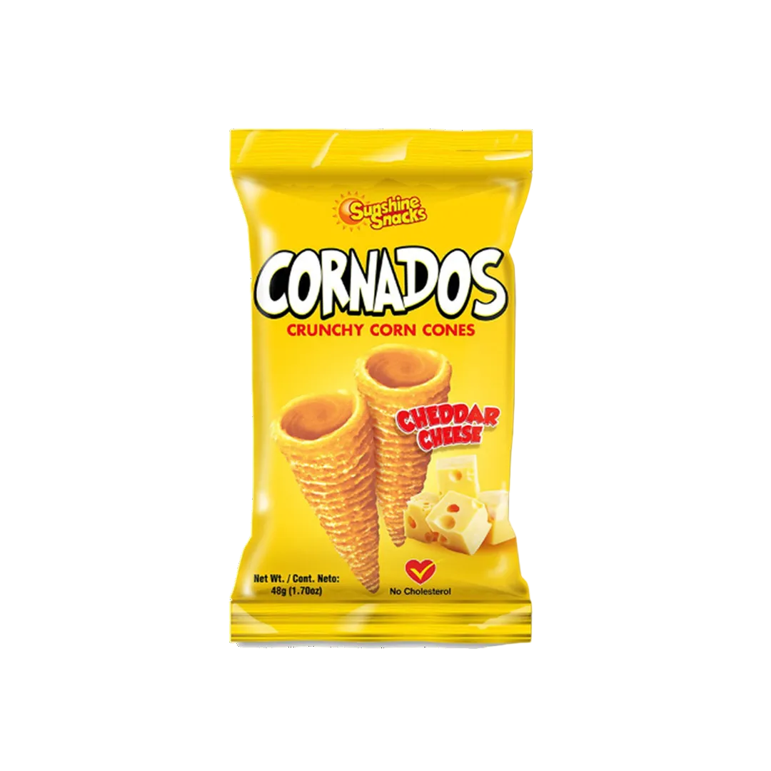 CORNADOS CHEEDAR SUNSHINE 48GR