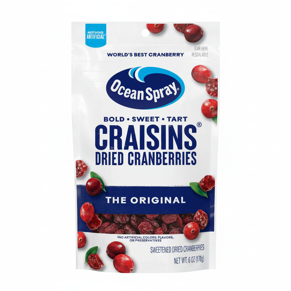 CRAISINS DRIED ORIGINAL OCEAN SPRAY 6OZ