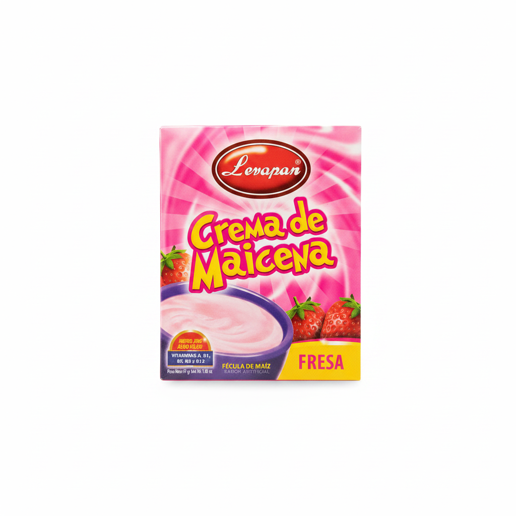 CREMA DE MAICENA FRESA LEVAPAN 47GR