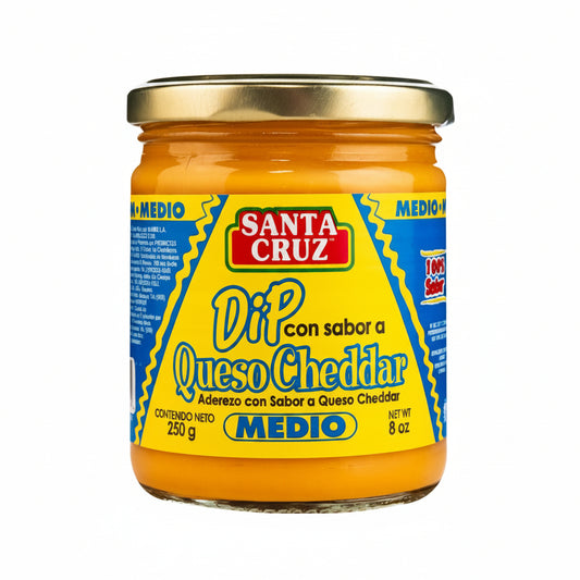 DIP QUESO CHEDDAR PICANTE SANTA CRUZ 250GR