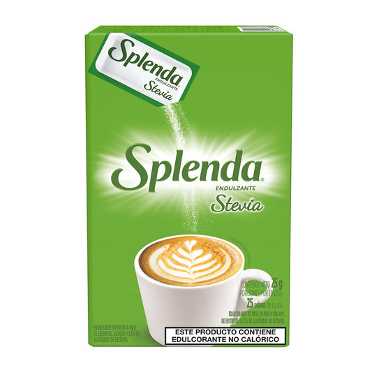 ENDULZANTE STEVIA SPLENDA 25U
