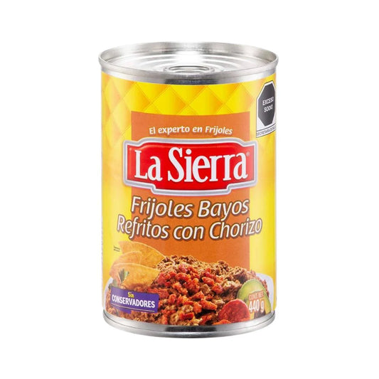FRIJOLES REFRITO CON CHORIZO 440GR