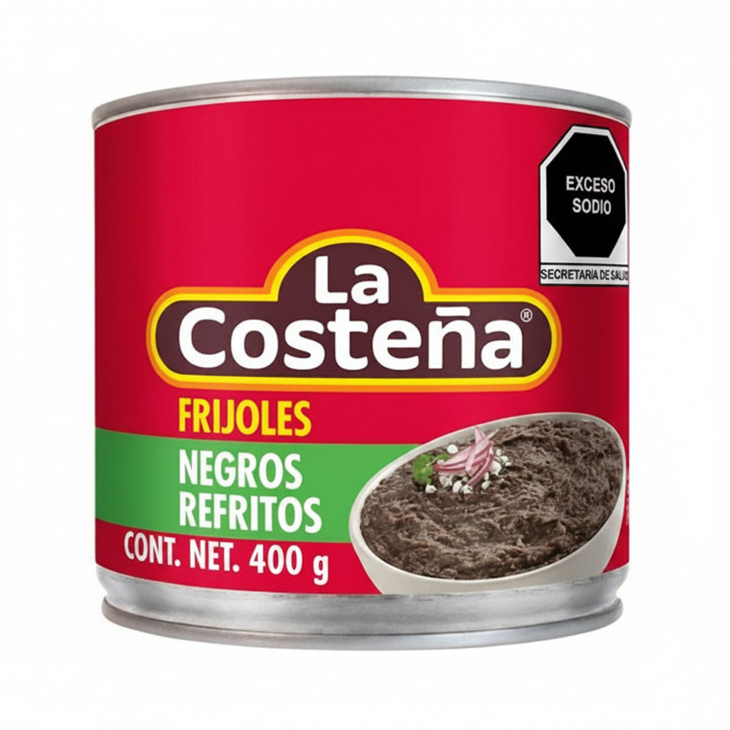 FRIJOLES BAYOS REFRITO LA COSTEÑA 400GR