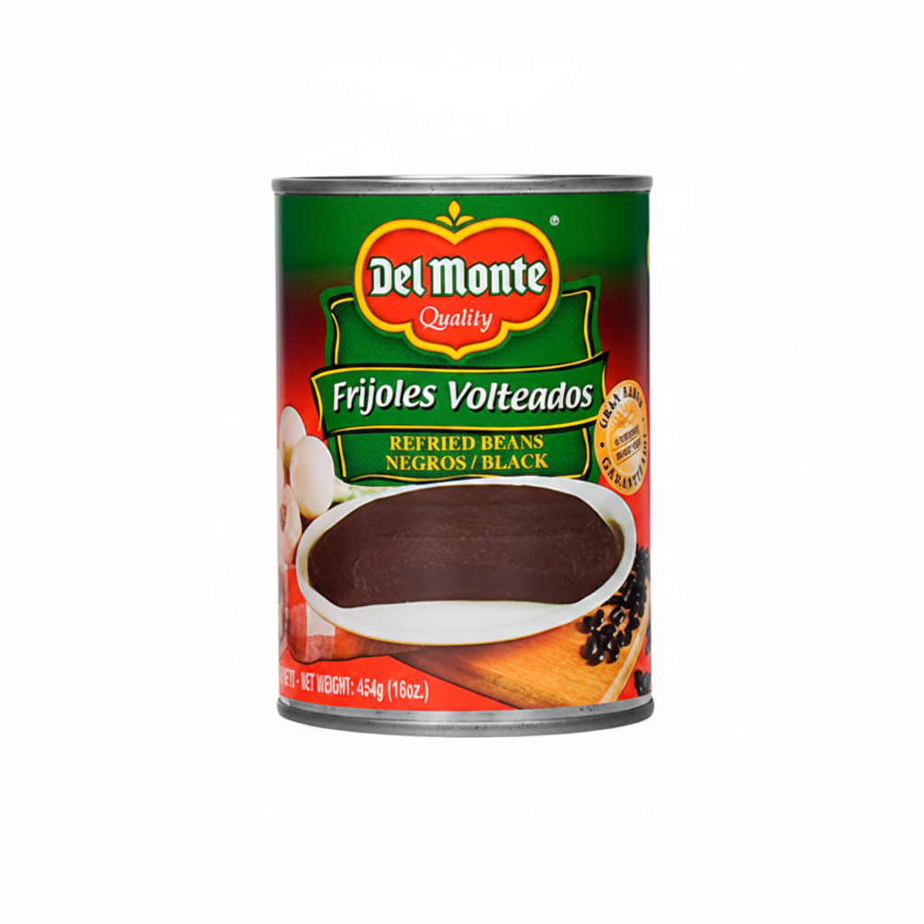 FRIJOLES NEGROS VOLTEADOS DEL MONTE 10OZ