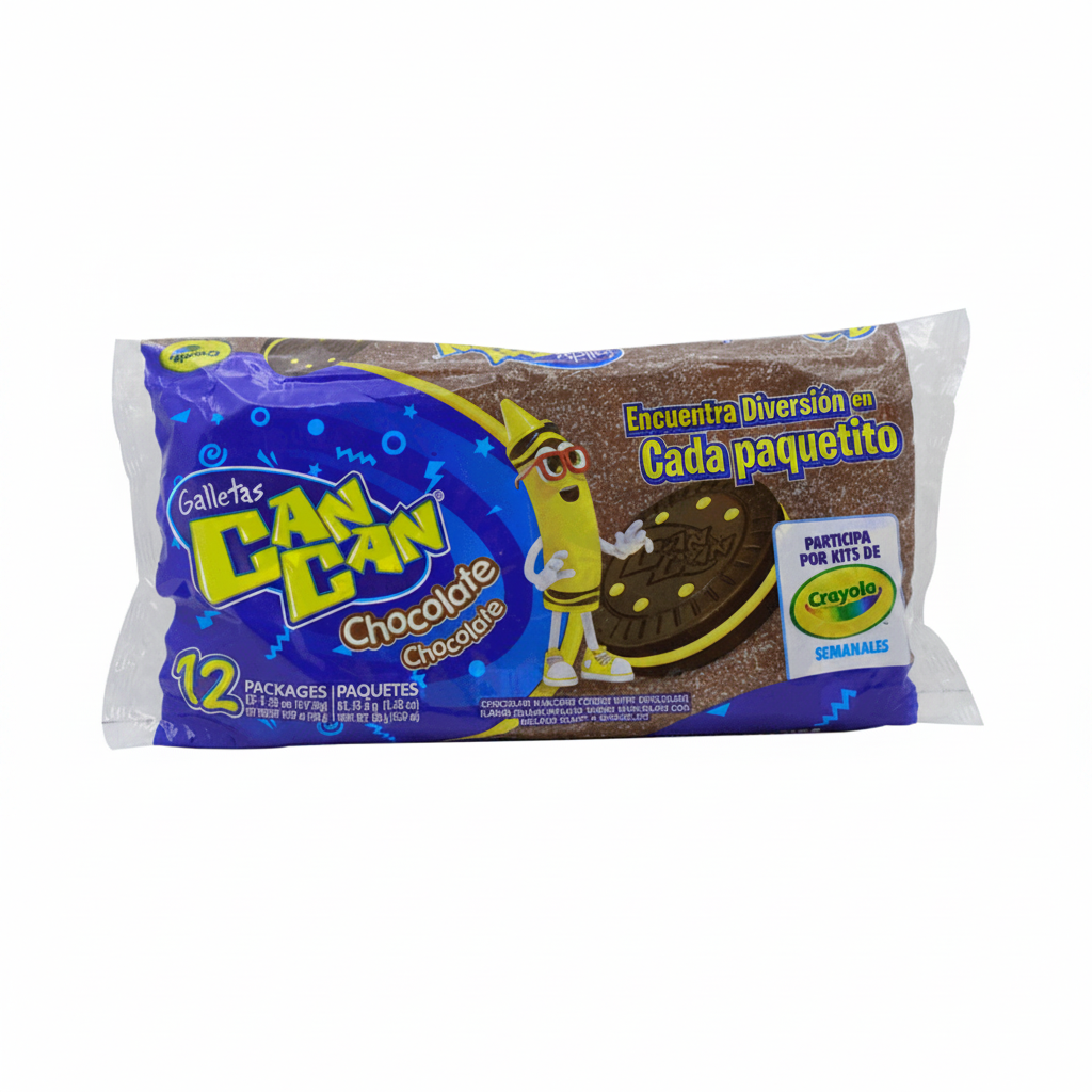GALLETAS RELLENA CAN CAN 34GR