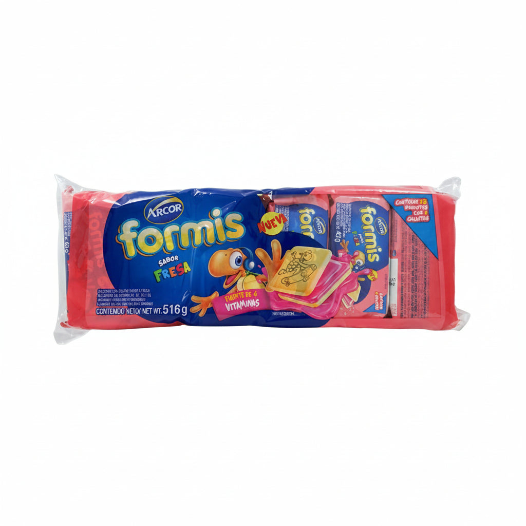 GALLETAS FRESA FORMIS ARCOR 516GR
