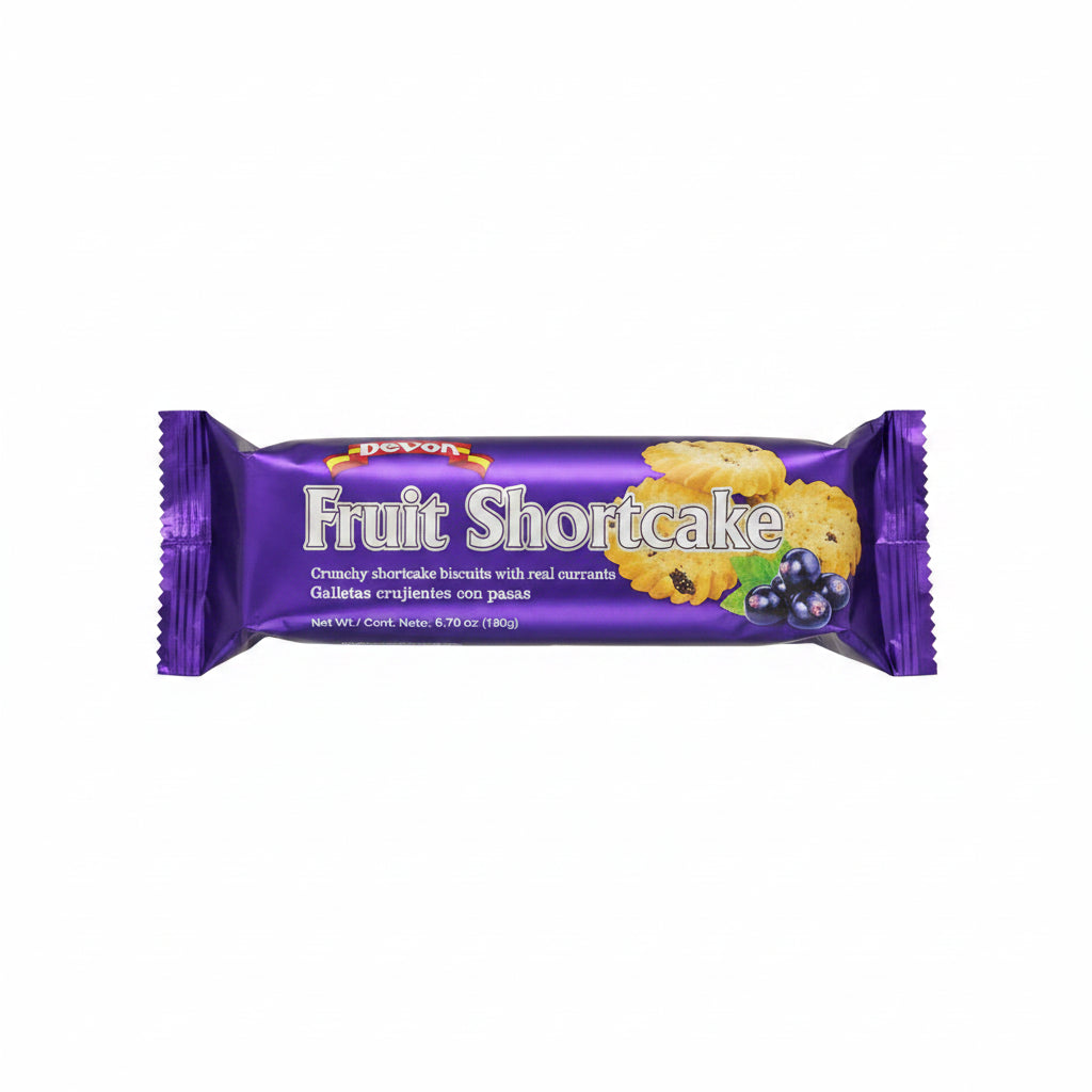 GALLETAS FRUIT SHORTCAKE DEVON 190GR