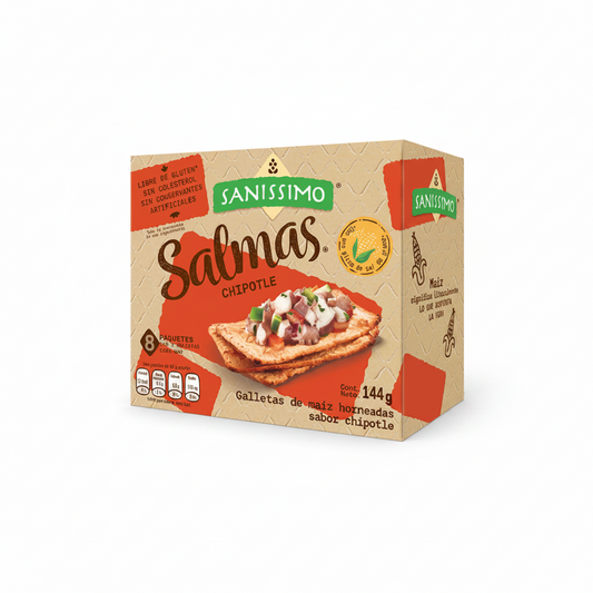 GALLETAS SALMAS CHIPOTLE SANISSIMO 144GR