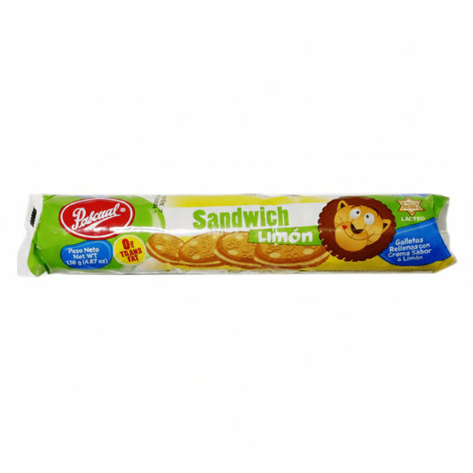 GALLETAS SANDWICH LIMON PASCUAL 138GR