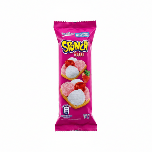 GALLETAS SPONCH FRESA MARINELA 90GR
