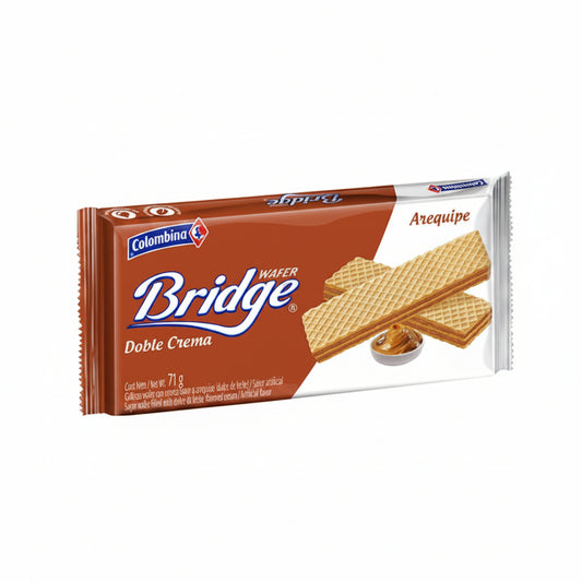 GALLETAS WAFER AREQUIPE BRIDGE 71GR