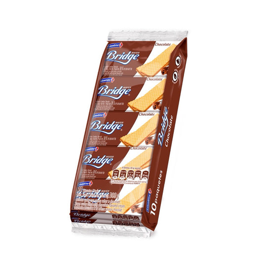 GALLETAS WAFER BRIDGE CHOCOLATE 300GR