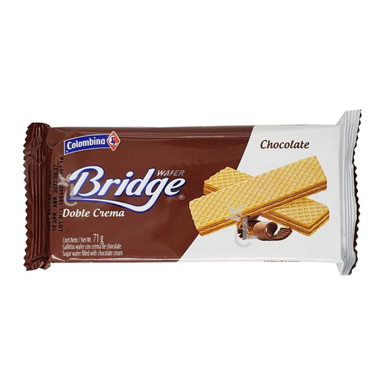 GALLETAS WAFER CHOCOLATE BRIDGE 71GR