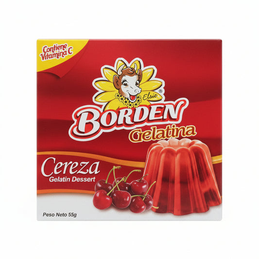 GELATINA DE CEREZA BORDEN 55GR