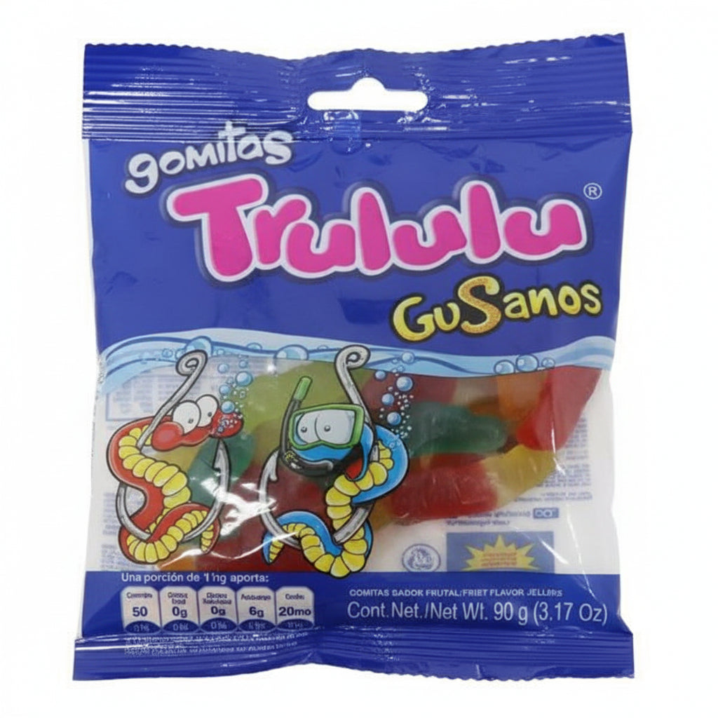 GOMITAS GUSANOS TRULULU 90GR